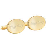 Engraved Gold Page Boy Cufflinks