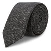 Charcoal Textured Fleck Slim Tie