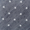 Navy Soft Touch Slim Spot Tie