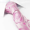 Fuchsia Rose Woven Silk Tie