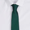 Dark Green Silk Plain Classic Textured Tie