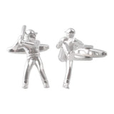 Baseball Batsman & Pitcher Cufflinks