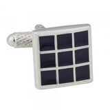 Black Grid Cufflinks