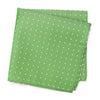 Mint Green Polka Dot Silk Handkerchief