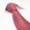 Red Target Spot Silk Tie