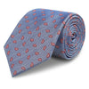 Blue Micro Paisley Woven Silk Tie