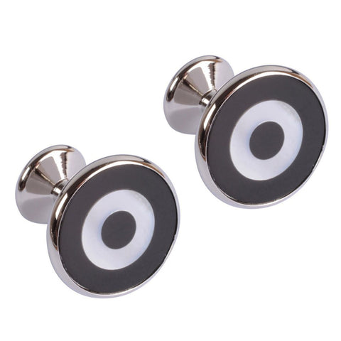 Mother of Pearl Cat Eye Design Cufflinks
