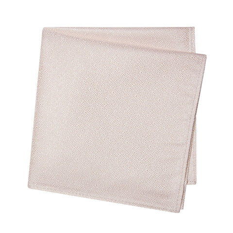 Pastel Rose Textured Woven Silk Handkerchief