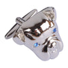 Silver Bull Dog Cufflinks
