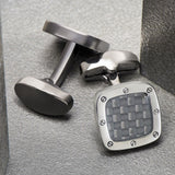 Black Carbon Fiber Cufflinks