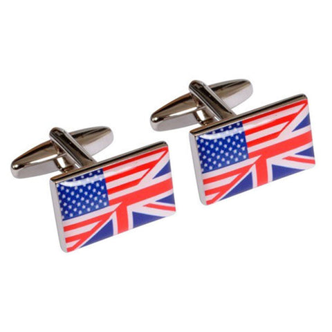 Union Jack & Stars and Stripes Cufflinks