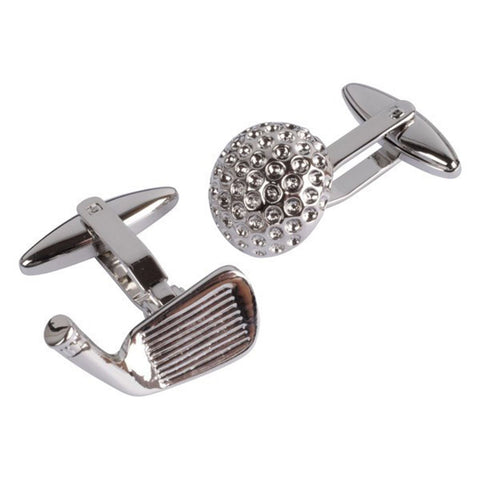 Golf Club and Ball Cufflinks