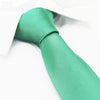 Plain Turquoise Silk Tie