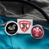 Personalised Rugby Club Emblem Cufflinks