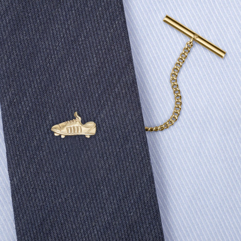 Gold 9ct Football Boot Tie Tack