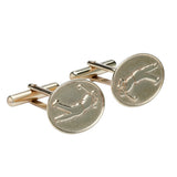 9ct Gold Golfer Cufflinks