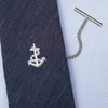 Sterling Silver Anchor Tie Tack