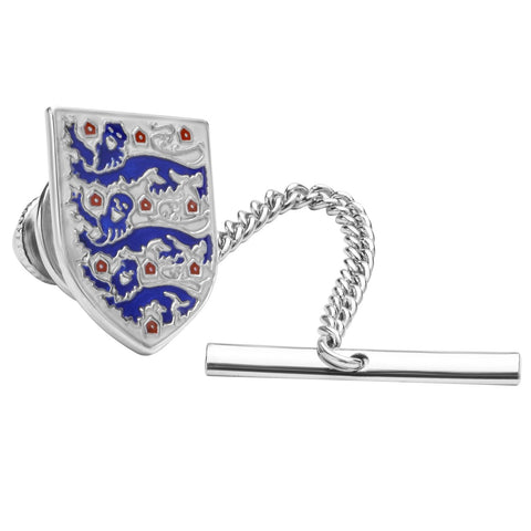 Sterling Silver 3 Lions Shield Tie Tack