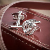 Sterling Silver Horse Head & Shoe Cufflinks