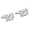 Sterling Silver Rectangle Feature Hallmarked Cufflinks