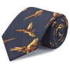 Navy Flying Pheasants Silk Tie