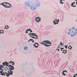 Pink Luxury Floral Woven Silk Tie