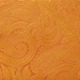 Burnt Orange Paisley Woven Silk Tie