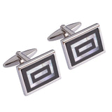 Mother of Pearl Retracting Rectangles Cufflinks