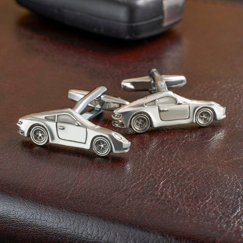 English Made Pewter Porsche 911 Cufflinks