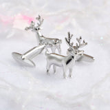 Silver Rudolph Reindeer Cufflinks