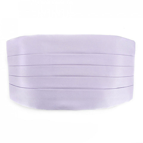 Lilac Silk Cummerbund