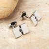 Black Stone Cufflinks