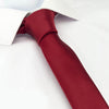 Plain Red Skinny Tie