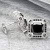 Executive Black Crystal Cufflinks