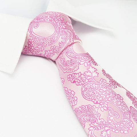 Pink Paisley Tie