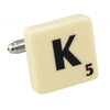 Letter K Scrabble Cufflink