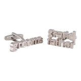 Silver Grooms Grandfather Cufflinks
