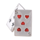 Sterling Silver Playing Card Cufflinks