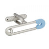 Blue Safety Pin Cufflinks