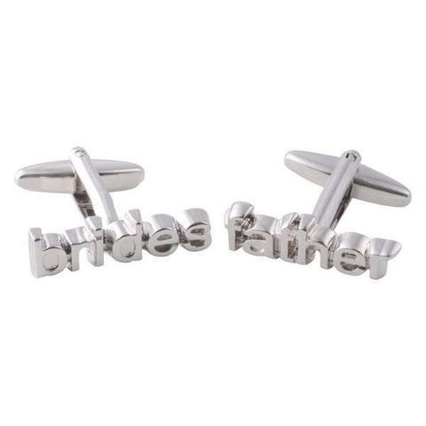 Silver Brides Father Cufflinks