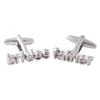 Silver Brides Father Cufflinks