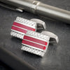 Executive Double Stripe Cufflinks