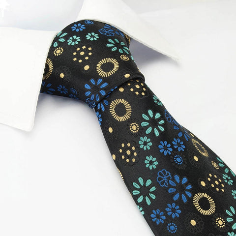 Spring Luxury Floral Silk Tie