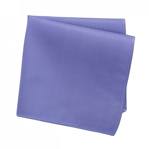 Plain Pale Lilac Woven Silk Handkerchief