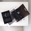 Brown Mini Watch & Cufflink Stackers Box