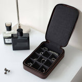Brown Zipped Cufflink & Accessory Stackers Box