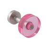 Pink Acrylic Stainless Steel Cufflinks