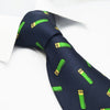 Navy Shotgun Cartridge Silk Tie