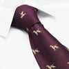 Wine Dog Silk Tie