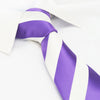 Lilac & White Striped Tie
